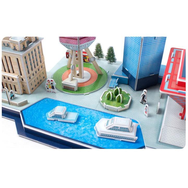 Mô hình giấy 3D - City Line Thượng Hải - MC265h