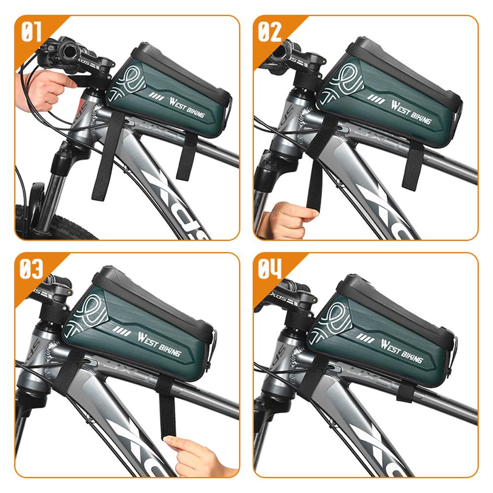 Túi treo đạp xe đạp WEST BIKING dung tích 2.5L di động tiện lợi