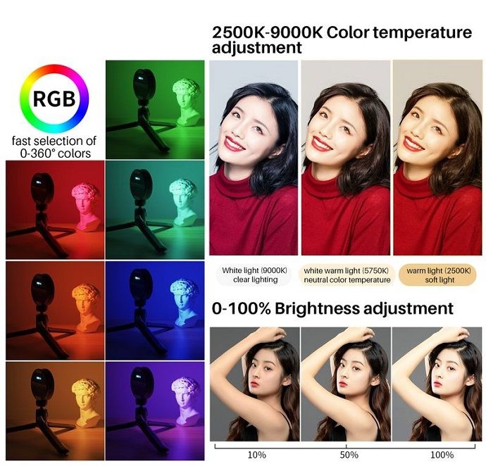 Đèn led Ulanzi VIJIM R66 RGB Hàng Chính Hãng