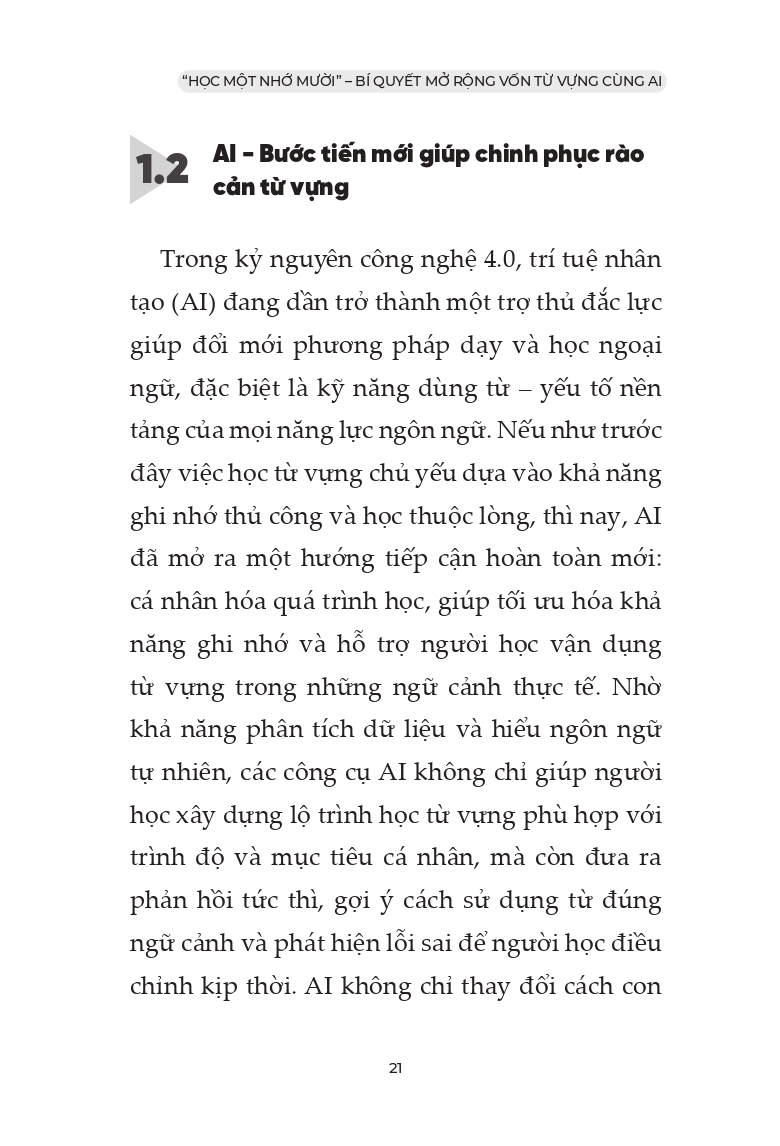 Học Ngoại Ngữ Siêu Tốc Cùng AI