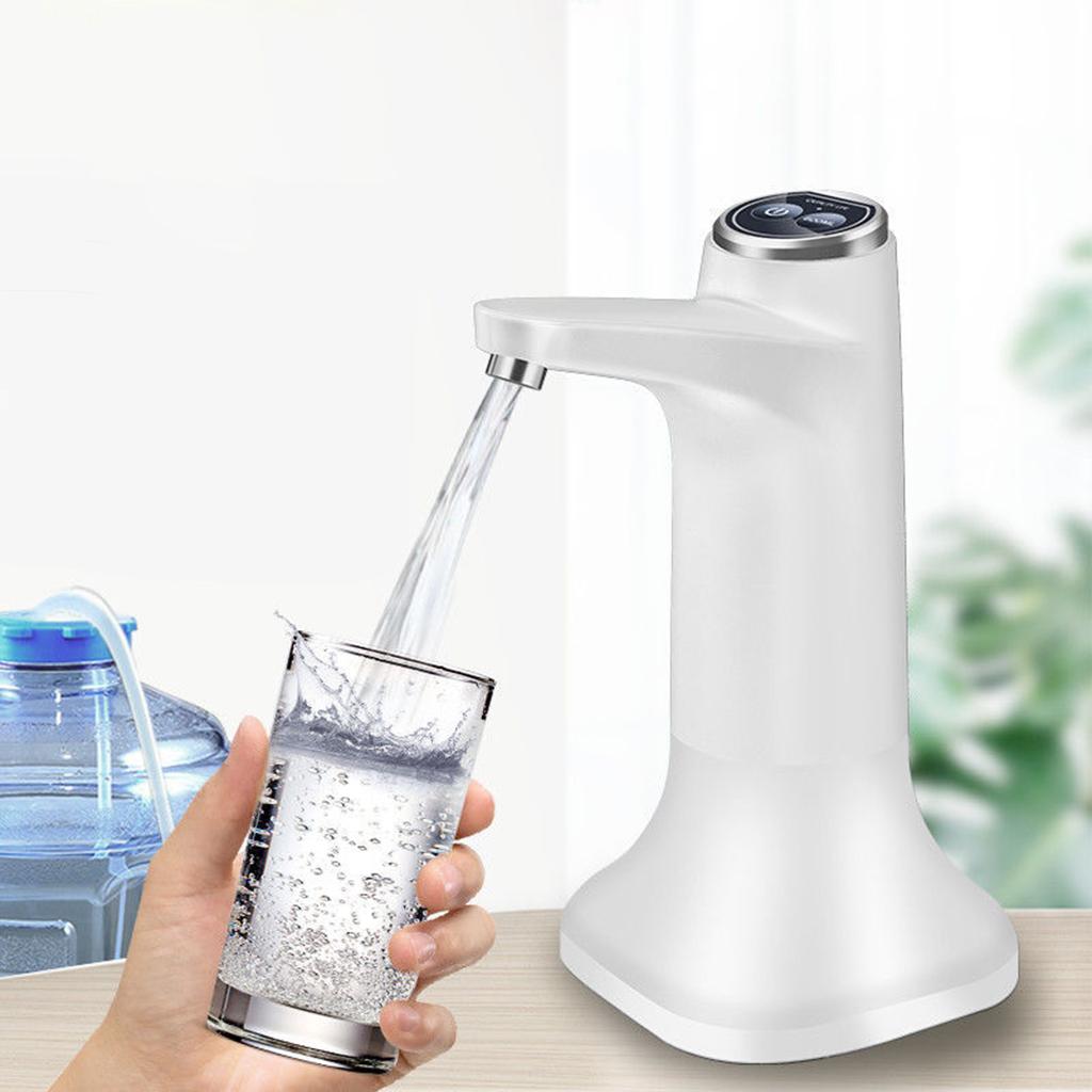 Water Bottle Pump Automatic Water Dispenser for  Garage White