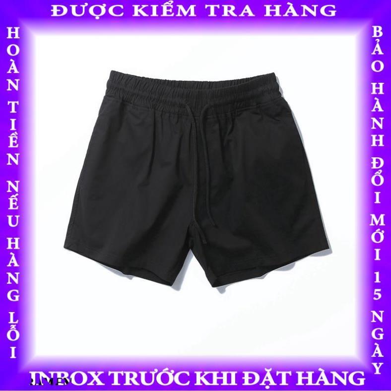 Quần Short Đùi Kaki CARAMEN Form Trên Gối Co Giãn Lưng Thun Thoải Mái trantuan
