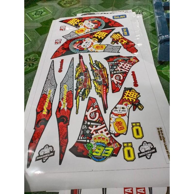 Tem rời winner X mèo thần tài xe đen