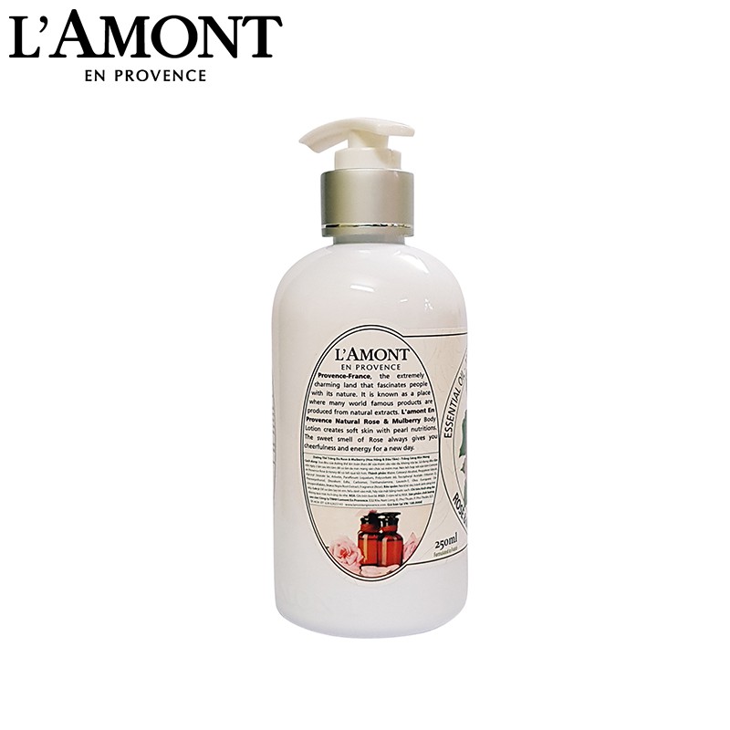 Combo Chăm Sóc Da L'amont En Provence Rose Sữa Tắm (500ml) + Sữa Dưỡng Thể (250ml)