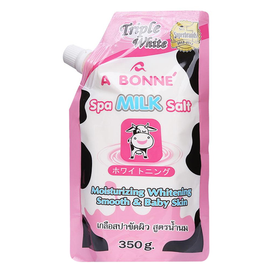 Muối Sữa Tắm Trắng Spa A Bonne Túi (350g)