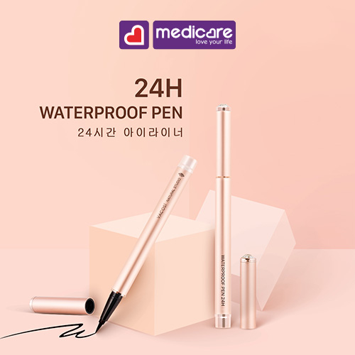 0134319 VACOSI Bút kẻ mắt nước Natural Studio 24H Waterproof Pen 2g - #VM20