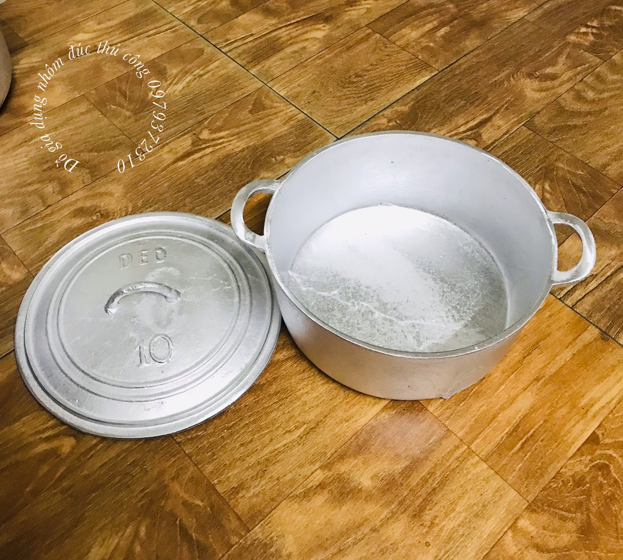 NỒI GANG ĐÚC THỦ CÔNG LÀNG NGHỀ SỐ 10 (ĐK 23CM)