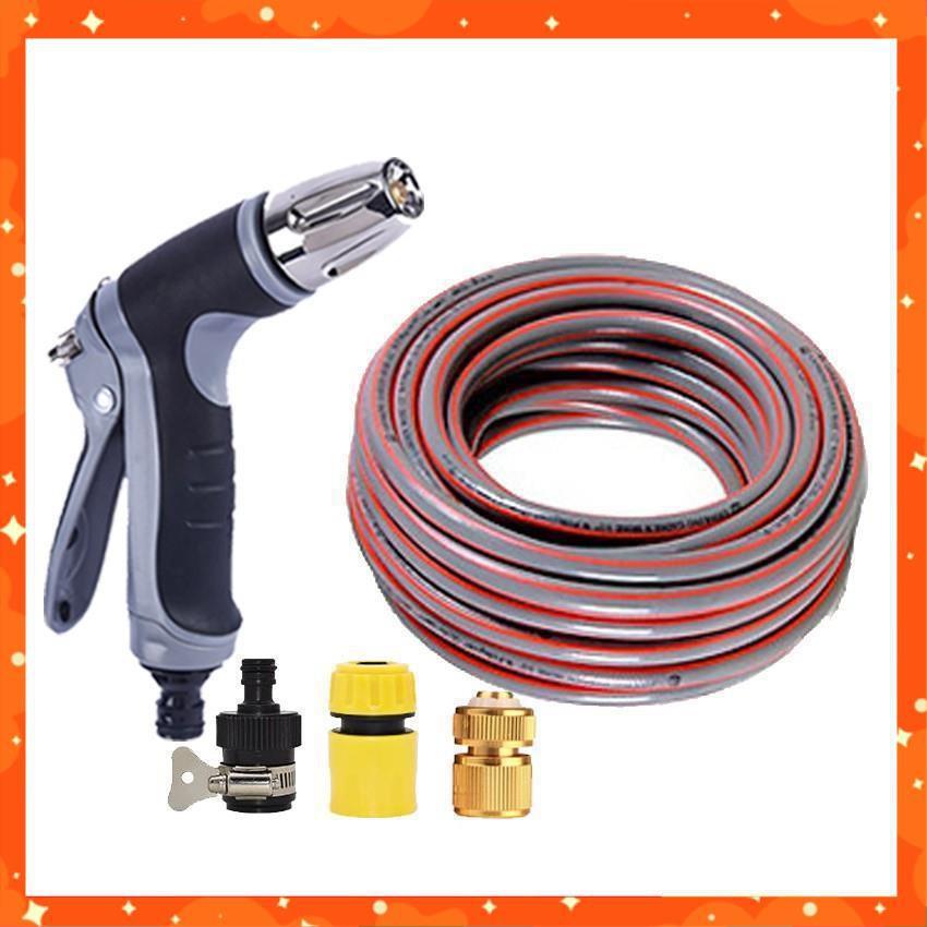 Bộ dây và vòi xịt rửa xe tưới cây tăng áp 3-5M 206817