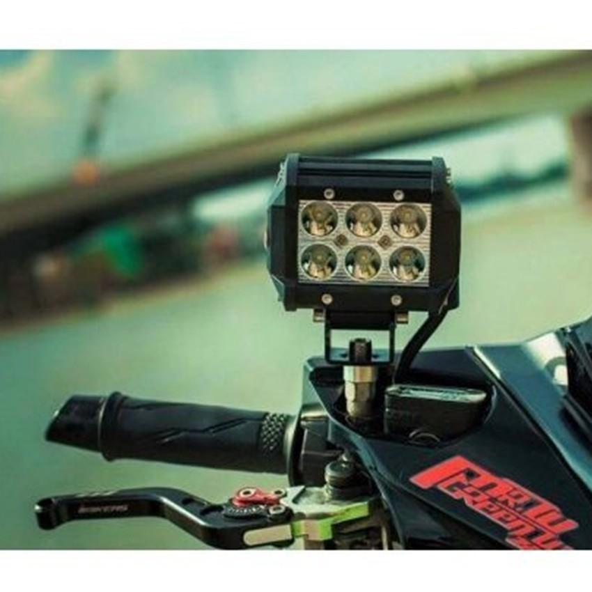 ️️ Đèn pha led trợ sáng C6 gắn xe máy Tặng 1 khăn lau đa năng M 275.