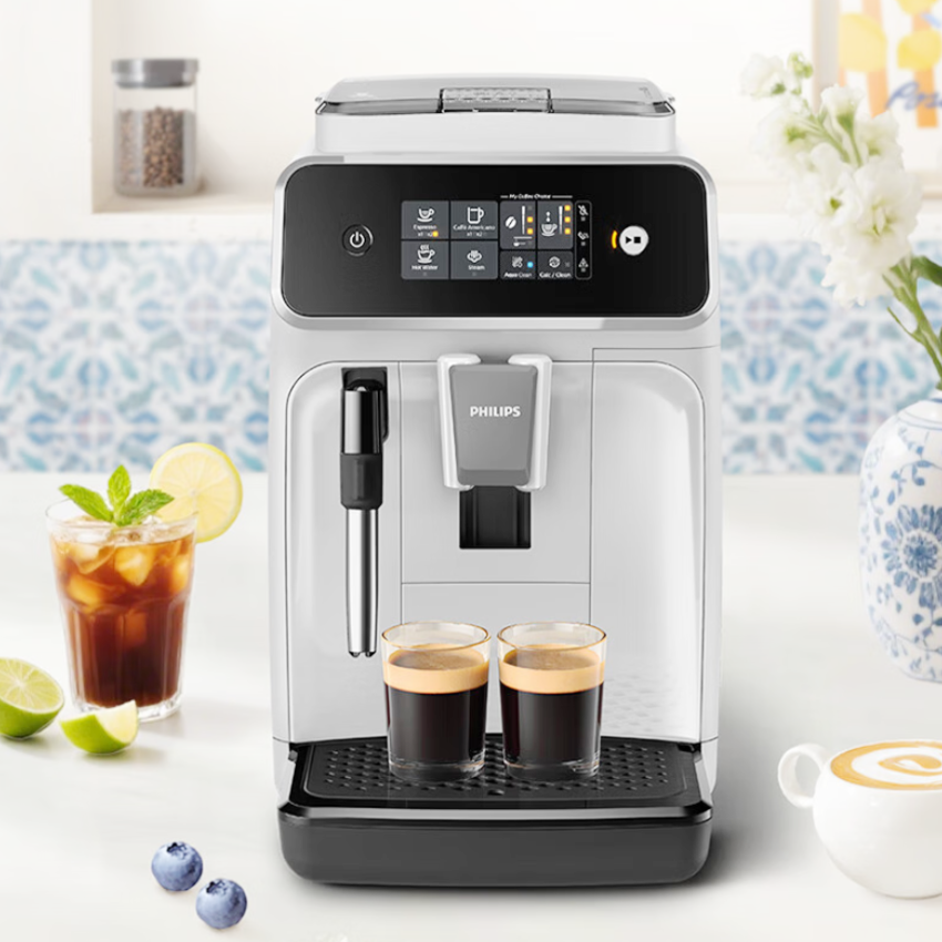 HÀNG NHẬP KHẨU - Máy pha cà phê Espresso, Americano tự động và Capuccino, Latte. Thương hiệu Hà Lan cao cấp Philips - EP1221/69