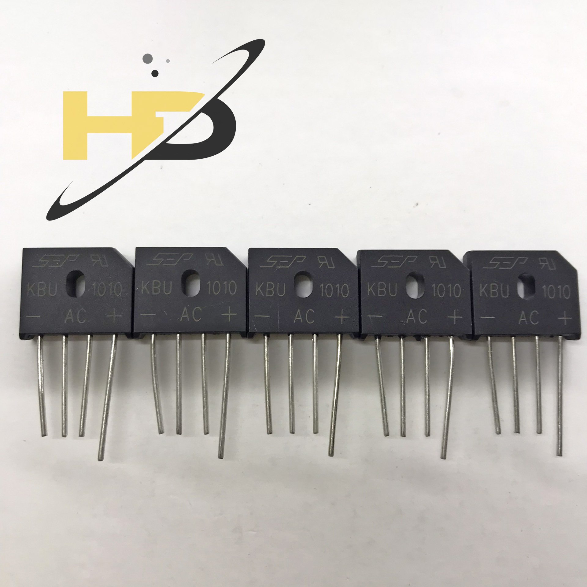 Bộ 2 Chiếc Diode Cầu KBU1010 KBU 1010 10A 1000V DIP-4 Loại Tốt