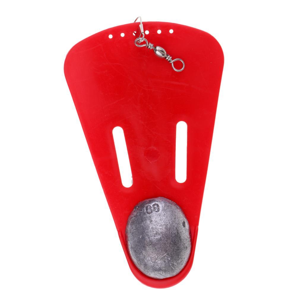 2pcs Trolling Diving Board With Lead Sinker Boat Fishing Diver Board