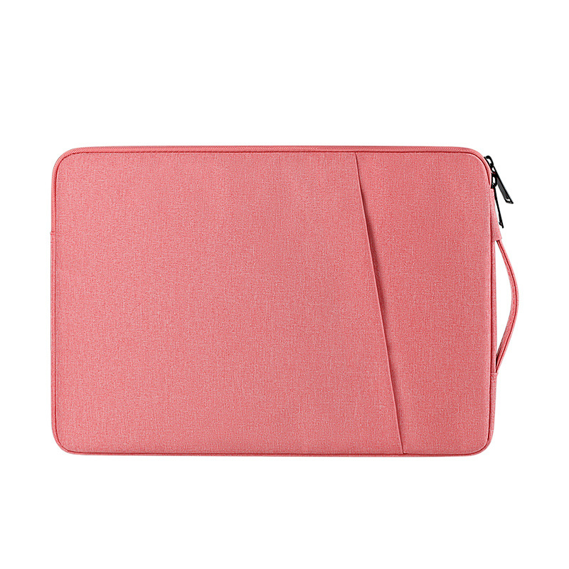 Túi Chống Sốc Bảo Vệ Cho Macbook, Laptop 13.3 Inch, 14.1 - 15.4 Inch Và 15.6 Inch Có 2 Ngăn Riêng Biệt - Hồng - 15.6 Inch