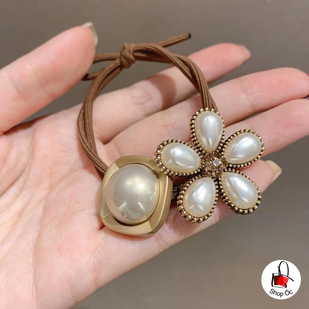 DÂY CỘT TÓC HÌNH HOA MỚI SIÊU XINH CHO NỮ B07