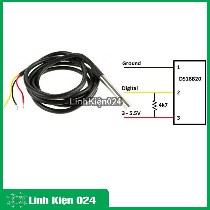 DÂY ĐO NHIỆT ĐỘ DS18B20