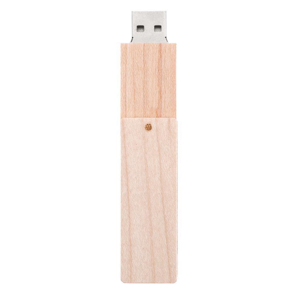 Rotatable Mini USB2.0 Flash Drive Thumb Pen Drives Memory Stick Wooden