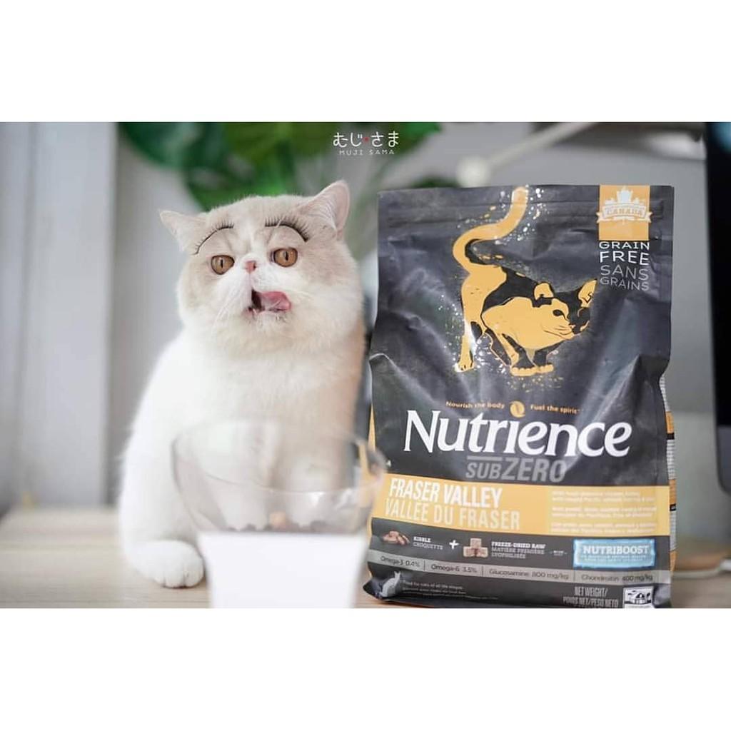 Thức Ăn Hạt Cho Mèo Ba Tư, Nutrience Subzero Bao 500g - Thức Ăn Cho Mèo, Gồm Có 4 Loại Thịt Cá, Rau Củ, Trái Cây