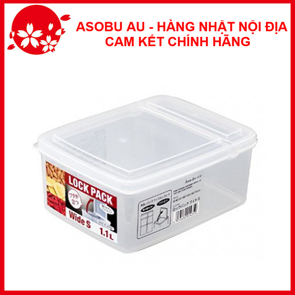 Hộp đựng thực phẩm 1.1L chịu nhiệt nội địa Nhật Bản