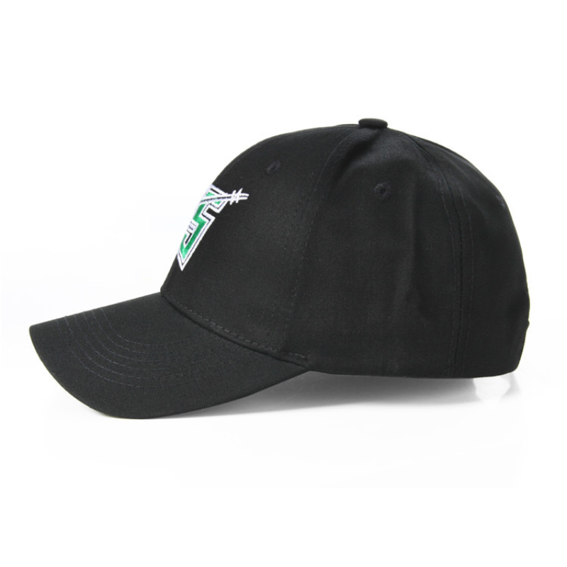 Wang Yi Bo Style Number 85 Mũ bóng chày thêu Hip Hop Hop Streetwear Hat Black White 2 Màu sắc WYB Color: Black