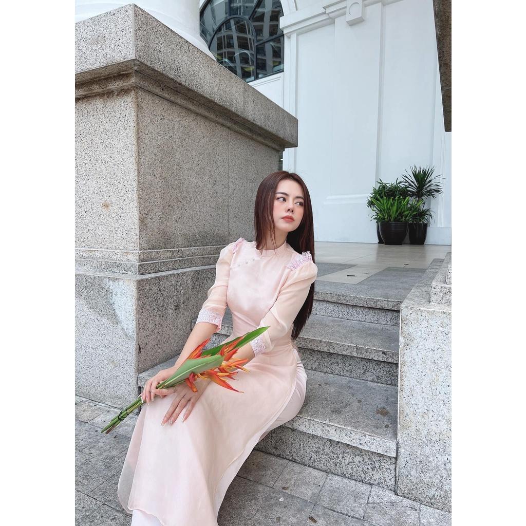 Áo dài cách tân 4 tà HẠ VŨ hàng thiết kế siêu hot