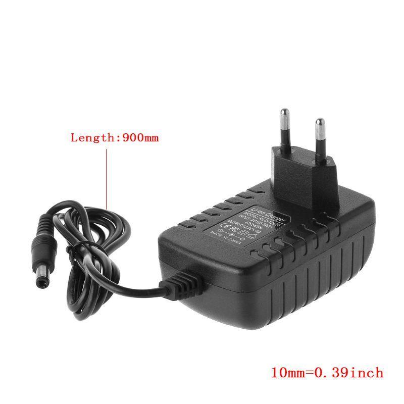 Bộ Sạc Pin Lithium 12.6v 2a 18650 Dc 5.5mm X 2.1mm