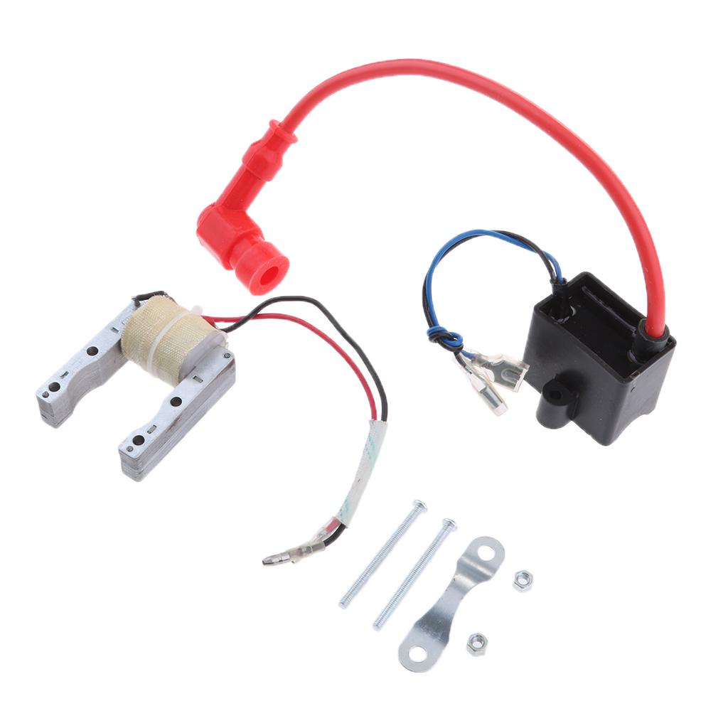 CDI Ignition Coil Magneto For 50cc 60cc 66cc 80cc 2-Stroke Motorbike