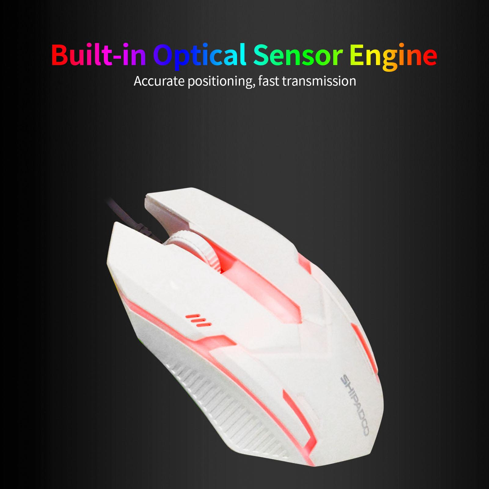 Bộ bàn phím có dây và chuột cảm ứng, Đèn nền RGB