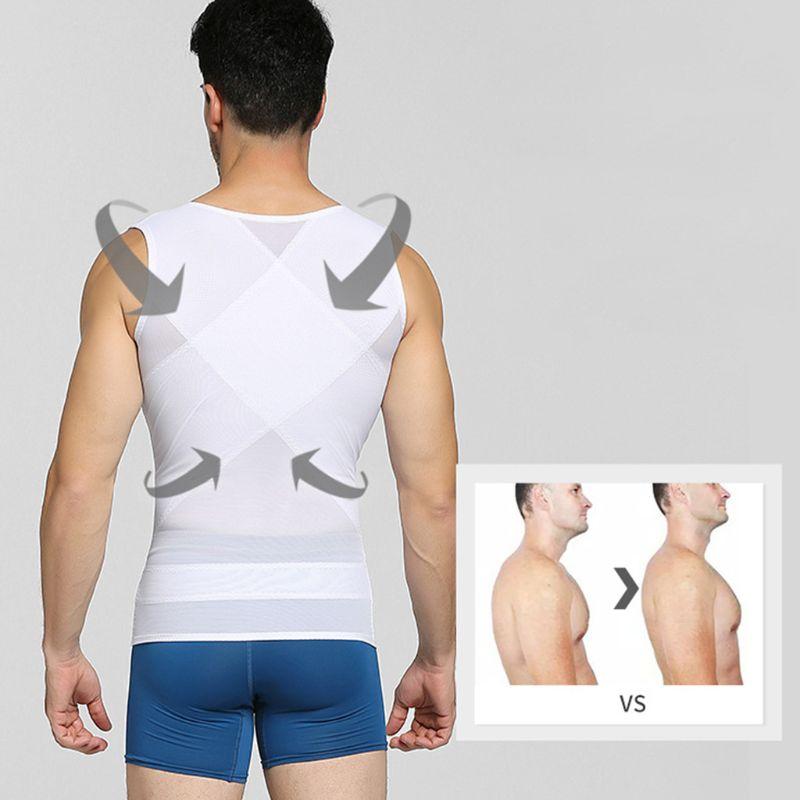 Nam Định Móc Mắt Đóng Cửa Điều Chỉnh Cơ Điều Khiển Áo Eo Tập Giảm Béo Bụng Bể Lưới Thoáng Khí Tập Toàn Thân