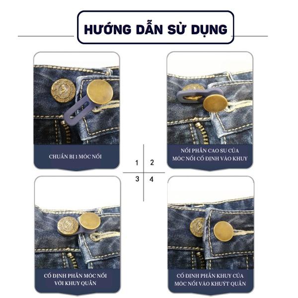 Móc Khuy Nối Dài Quần Jeans / Váy Có Thể Thu Gọn Dành Cho Mẹ Bầu