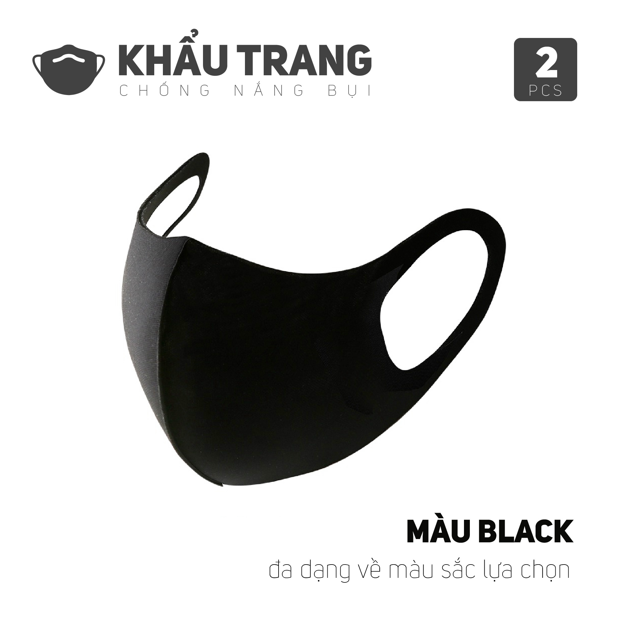 Khẩu Trang Vải 3D Chống Ô Nhiễm Bụi Mịn, chống Nắng Công Nghệ NHẬT BẢN,khẩu trang chống tia uv,khẩu trang vải su co giãn 4 chiều tao cảm giác thoải mái khi sủ dụng