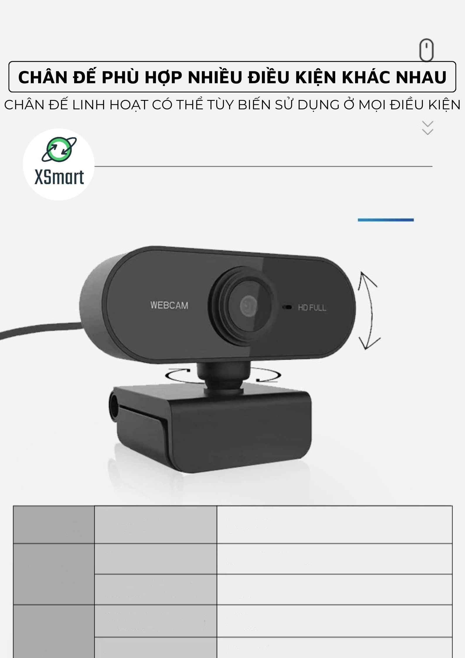 Webcam Máy Tính Laptop Q8 Chất Lượng Full HD Hình Ảnh Sắc Nét Camera Video Mượt Mà 30FPS Cho Livestream, Học Trực Tuyến-Hàng Chính Hãng