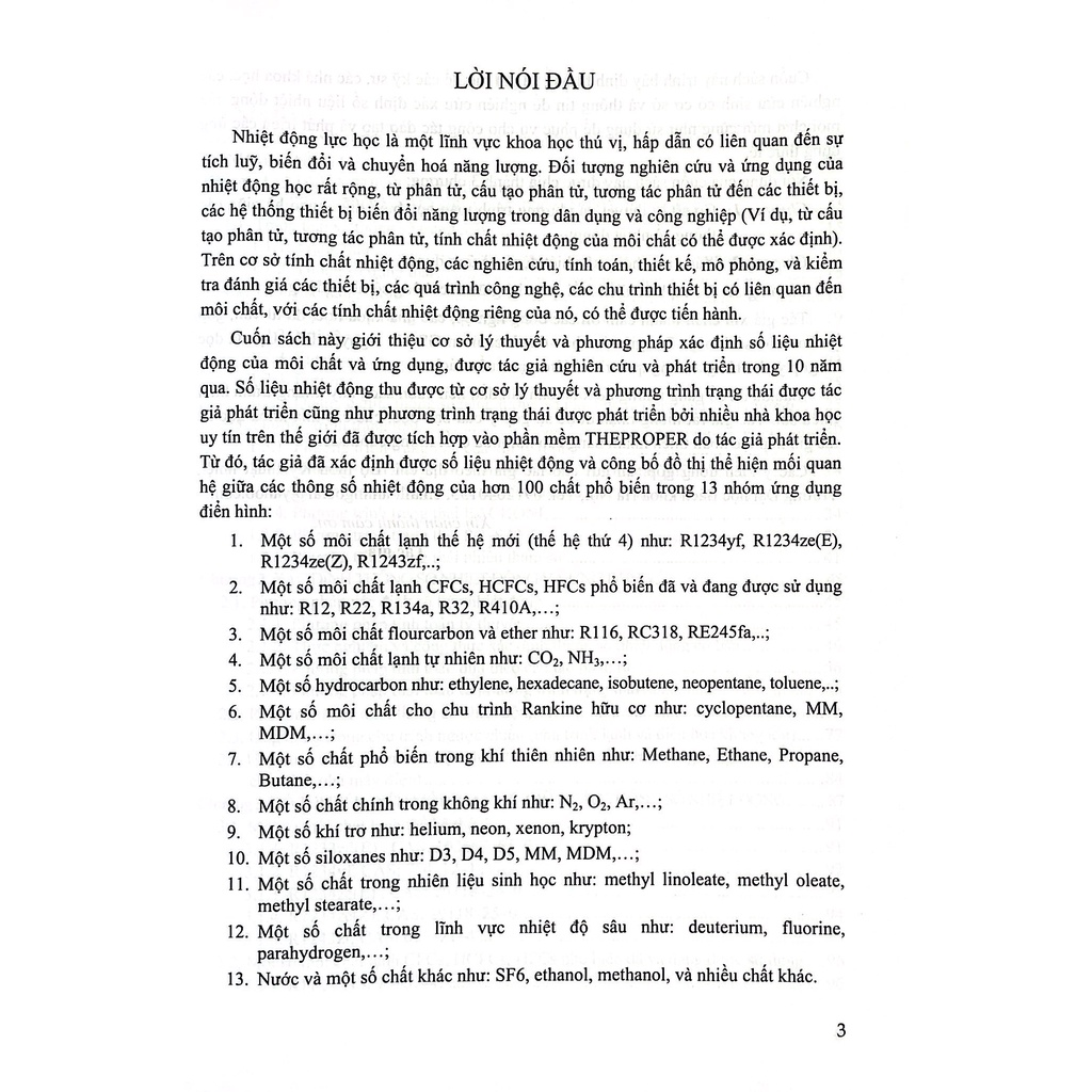 Phương Pháp Xác Định Số Liệu Nhiệt Động Của Môi Chất Và Ứng Dụng