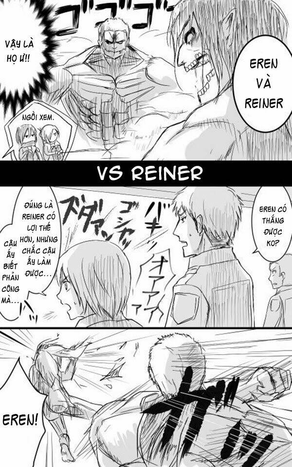 tấn công người khổng lồ - doujinshi eren x mikasa chapter 34 4