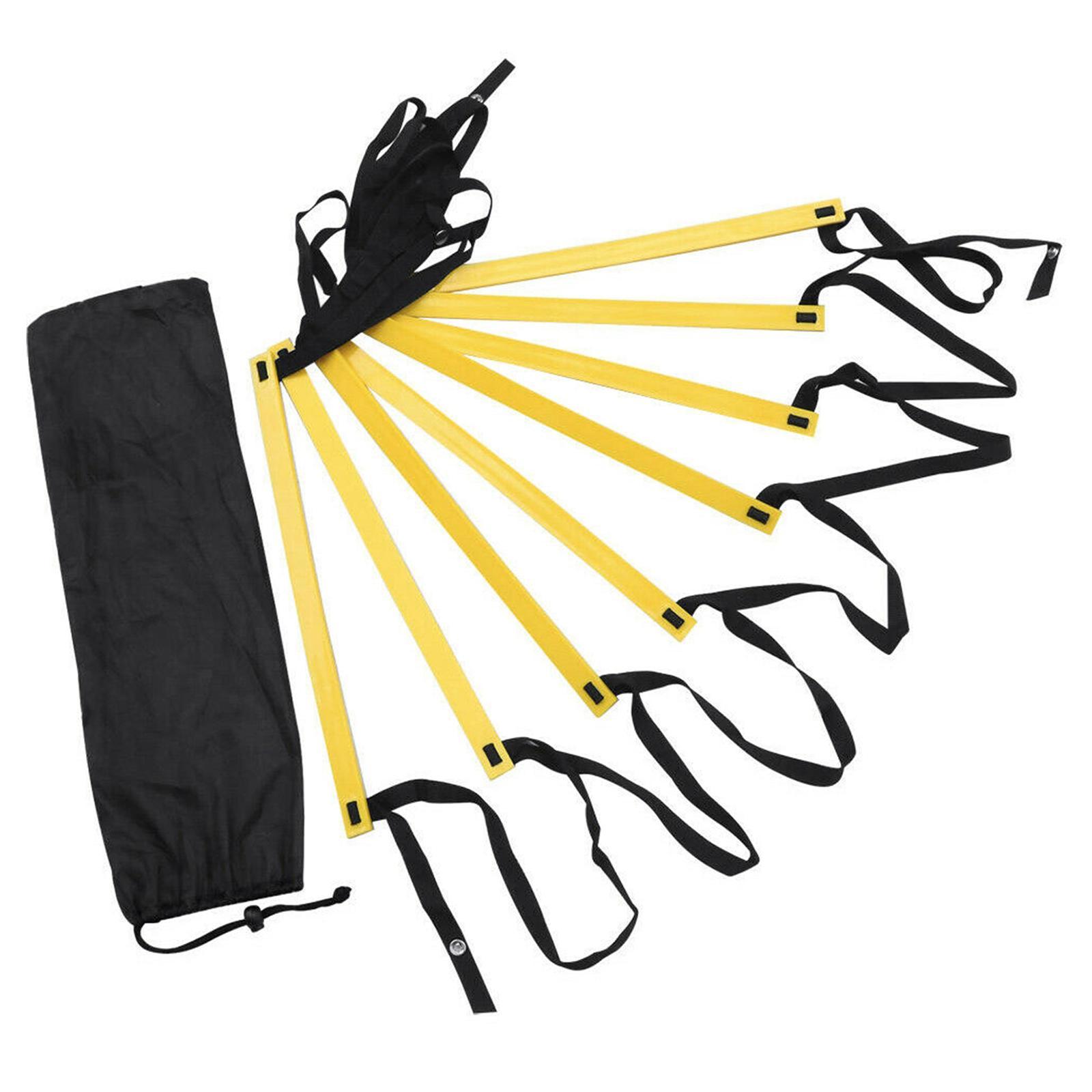 Agility Ladder, Exercise Ladders for Soccer Football Boxing Footwork Sports Agility Training with Carry Bag, 8/12/16/20 Rung