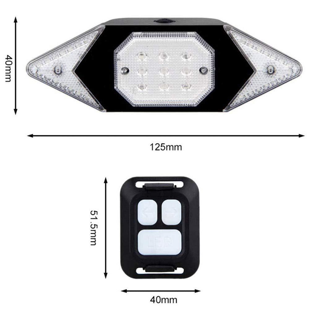 Đèn xe đạp phía sau, tải USB, điều khiển từ xa không dây, các chỉ số