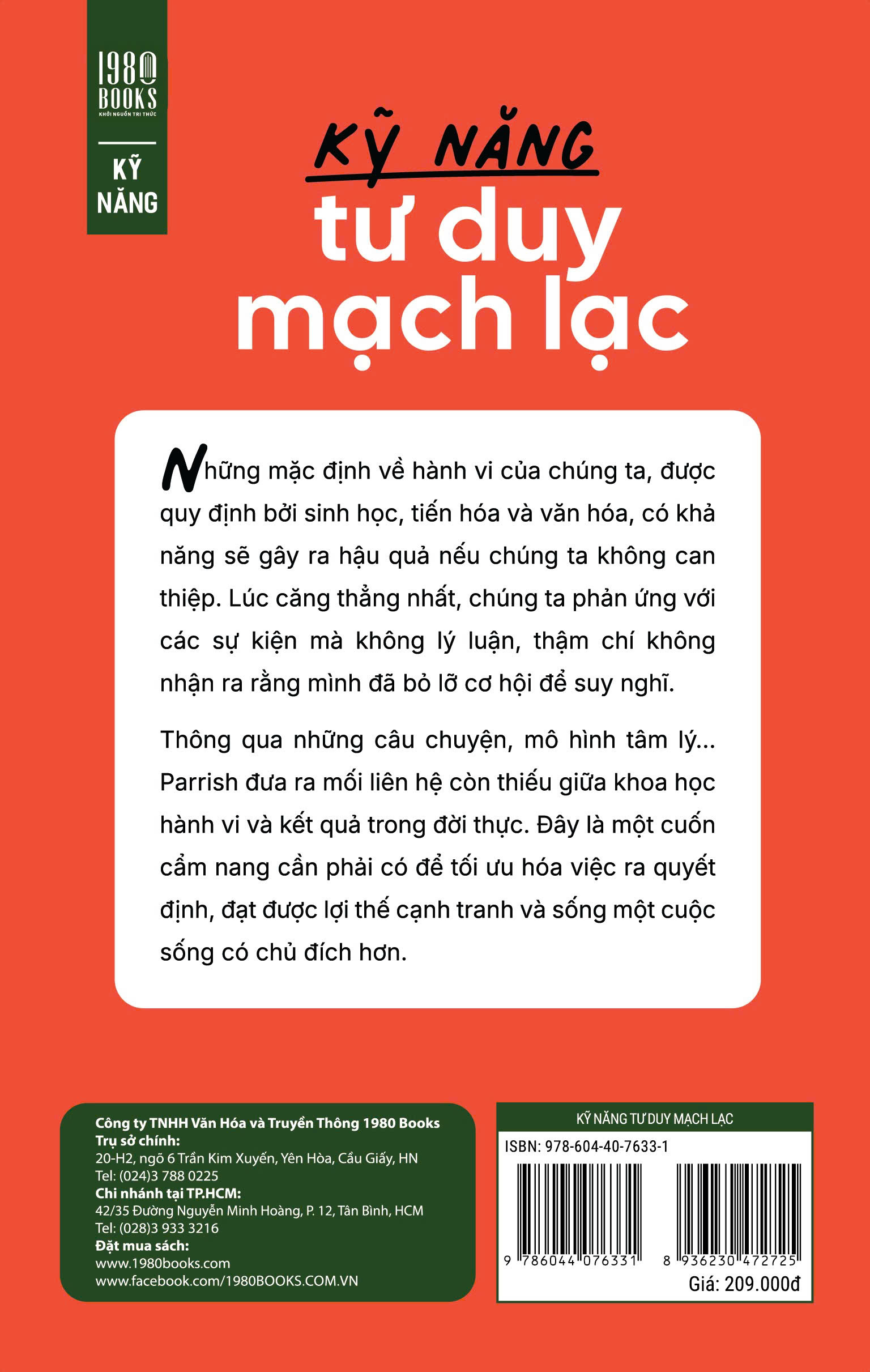 Kỹ Năng Tư Duy Mạch Lạc