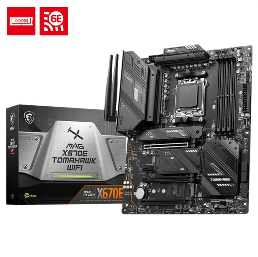 Bo Mạch Chủ Main MSI MAG X670 TOMAHAWK WIFI Socket LGA1718 - Hàng Chính Hãng
