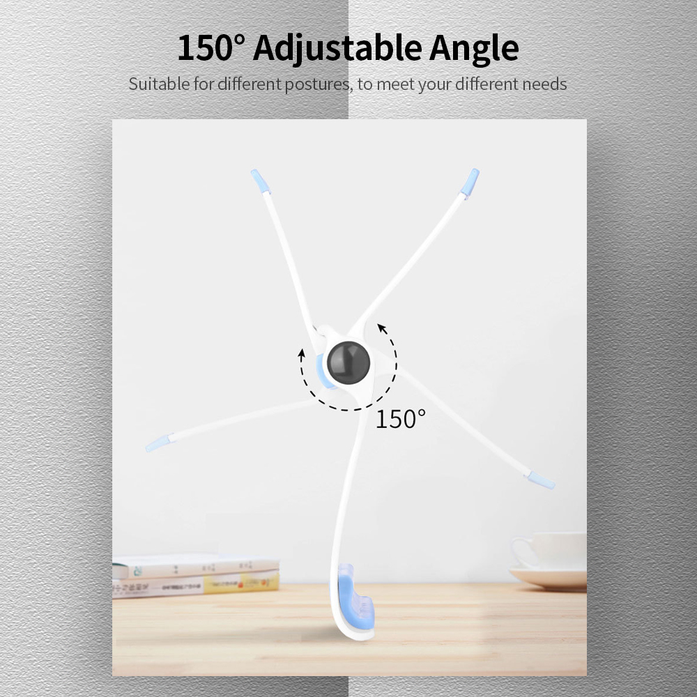 Universal Adjustable Phone Tablet Stand Portable Folding Desktop Bracket Mobile Phone Tablet Holder Black