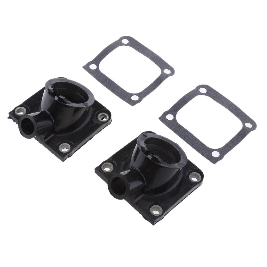 2 Pieces Carburetor Interface Adapter Intake Manifold Rubber Interface