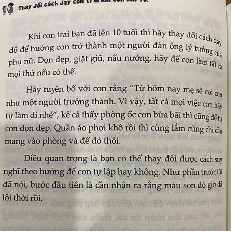 Thay Đổi Cách Dạy Khi Con Trai Lên 10 Tuổi