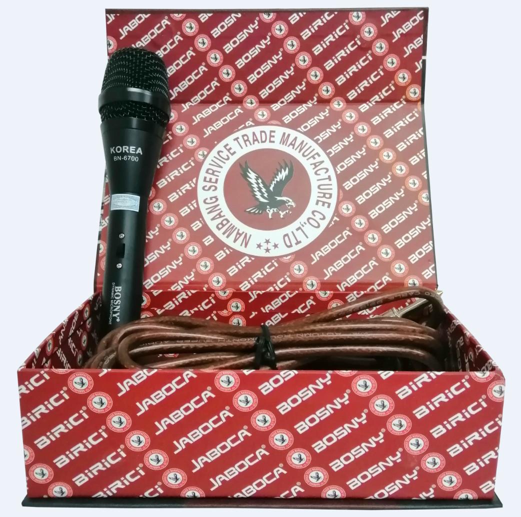 MICRO CÓ DÂY HÁT KARAOKE BOSNY BN-6700 - HÀNG CHÍNH HÃNG