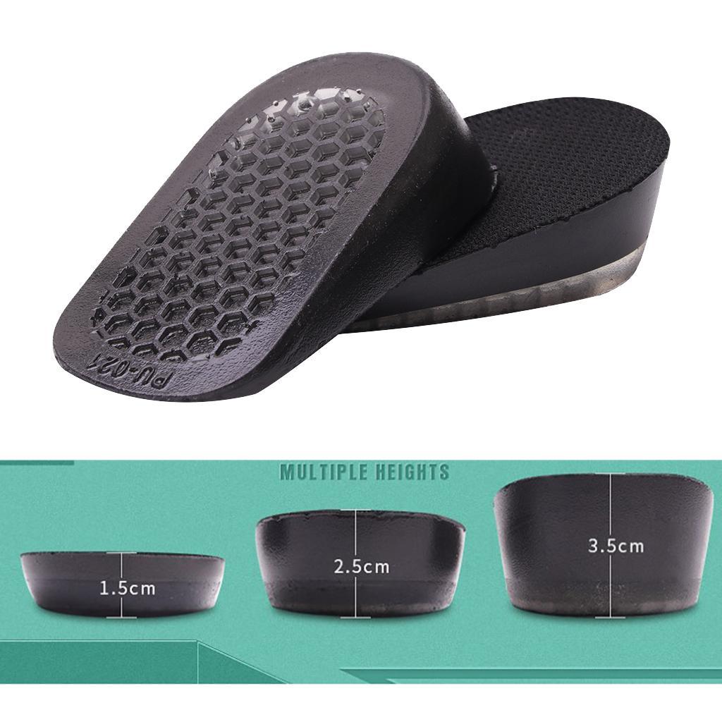 1.5cm up Height Increase Shoe Insoles Lift Taller Pads Inserts for Men Women