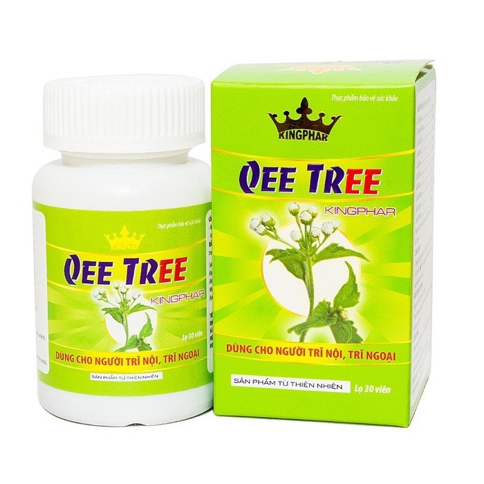 QEE TREE Kingphar - Hỗ trợ làm giảm triệu chứng bệnh trĩ: chảy máu, đau rát, ngứa rát, sa búi trĩ.