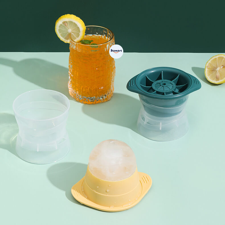 Khuôn Làm Đá Viên Tròn 6cm Hình Cầu Tan Chậm Tiện Lợi (Dùng Uống Bia, Nước Có Ga, Cocktail...)
