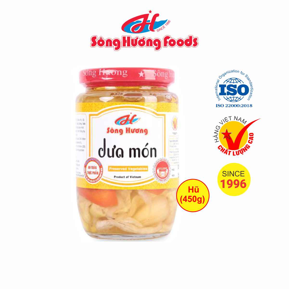 Dưa Món Sông Hương Foods Hũ 450g