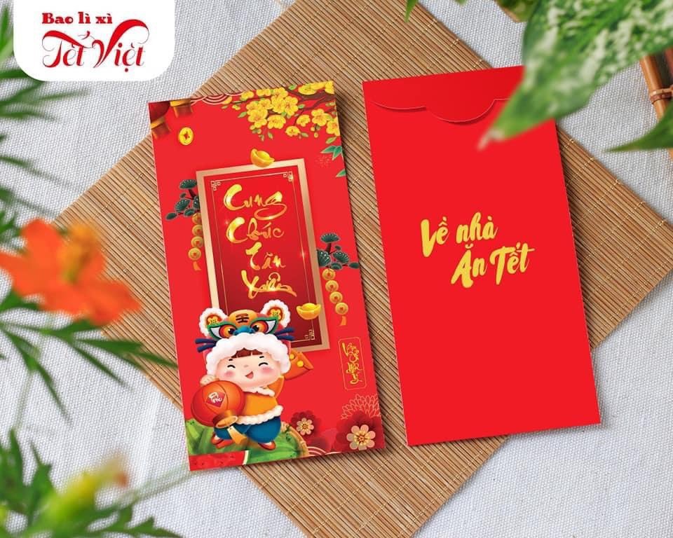 Set 10 Bao Lì Xì Phát May Mắn Cho Năm Nhâm Dần 2022 Phát Tài