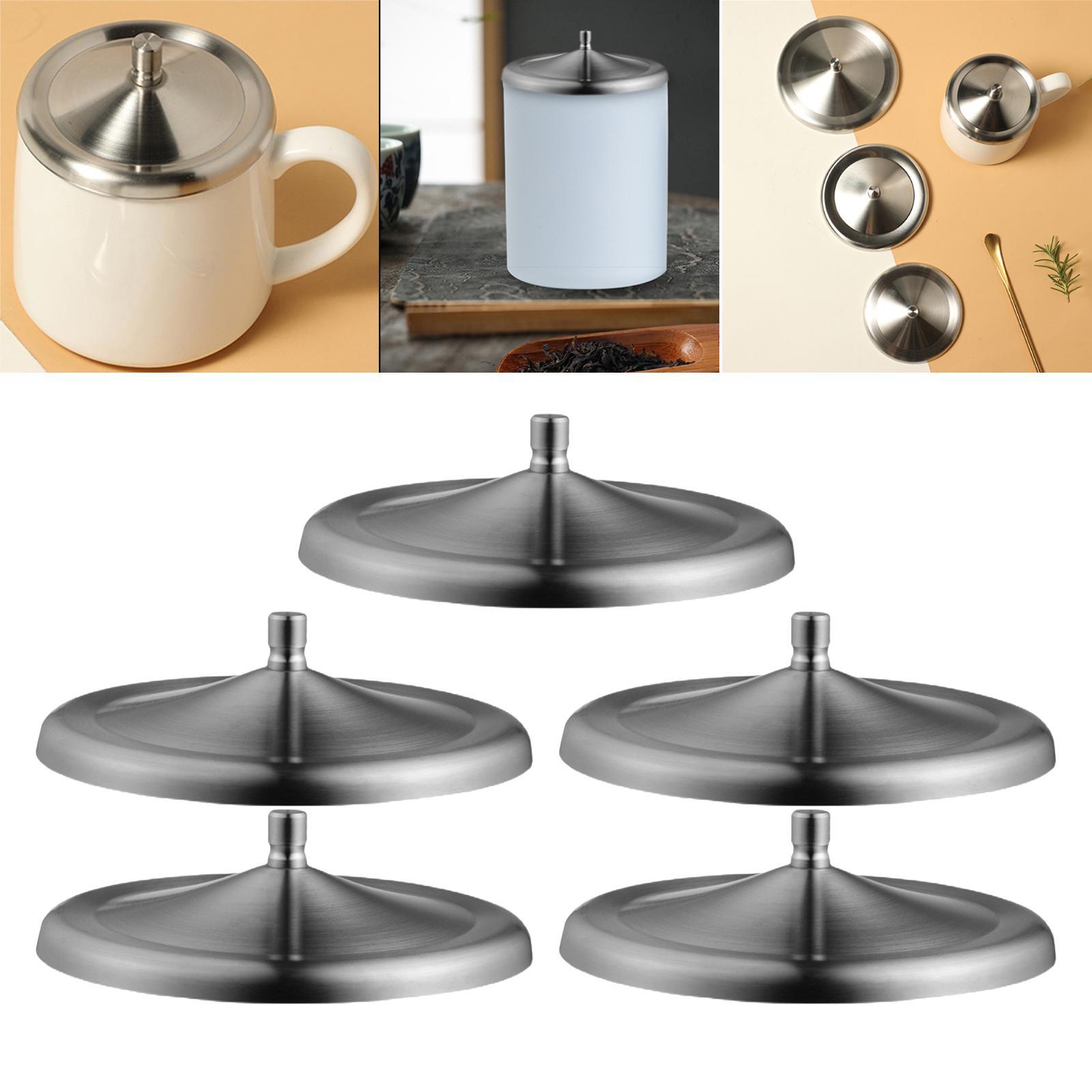 Japanese Style Round Cup Lid Reusable Drink Cup Lids Cup Cover for Drinks