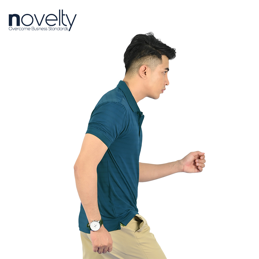 Hình ảnh Áo thun Polo nam Novelty 210057 màu xanh