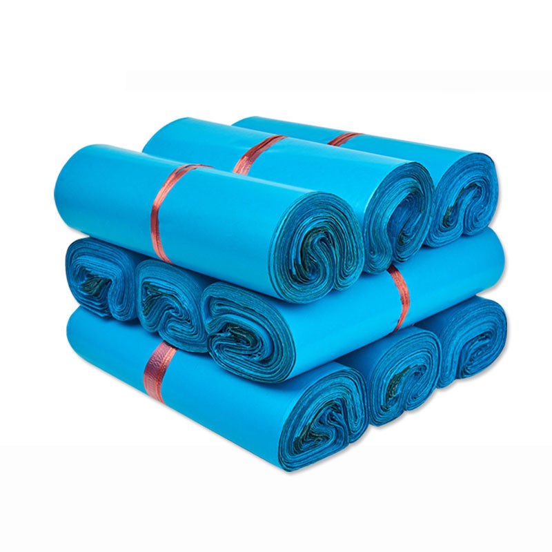 Combo 100 Túi Gói Hàng Niêm Phong Màu Xanh Blue cao cấp Size 25x35