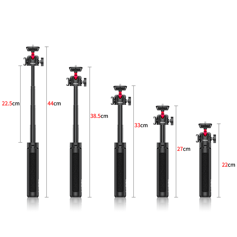 Ulanzi MT-16 Mở rộng chân máy với giày lạnh cho micrô LED LIGHT Điện thoại thông minh máy ảnh máy ảnh máy ảnh Vlog cho Sony Canon Color: Black